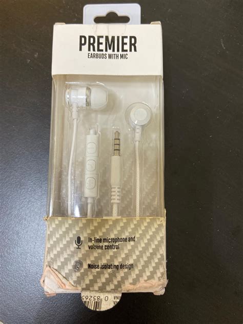 premier earbuds with mic and metal housing|best buy wired earbuds.